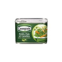 CASSEGRAIN Petit pois et carottes - 465g
